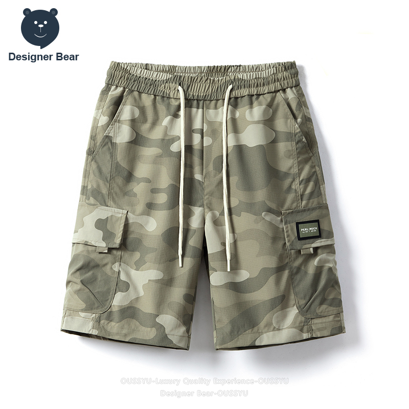 Streetwear Brand Designs - Brand Clothing Summer Cargo Camo Shorts
