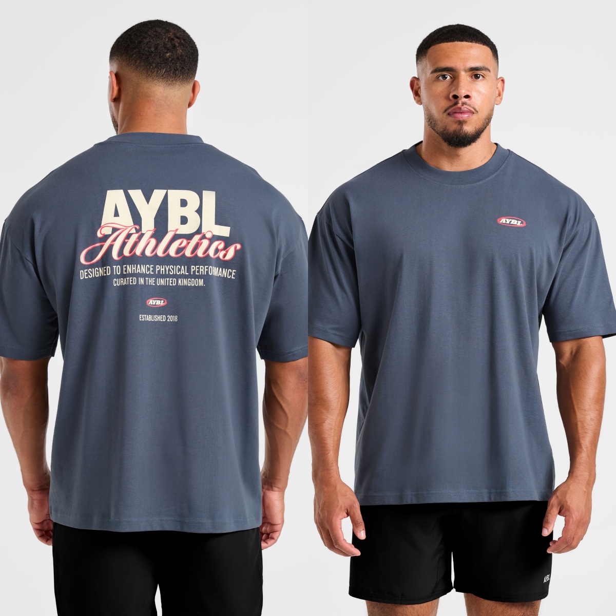 Streetwear Gym Brand - Classic Athletics Script Oversized Fashion GYM