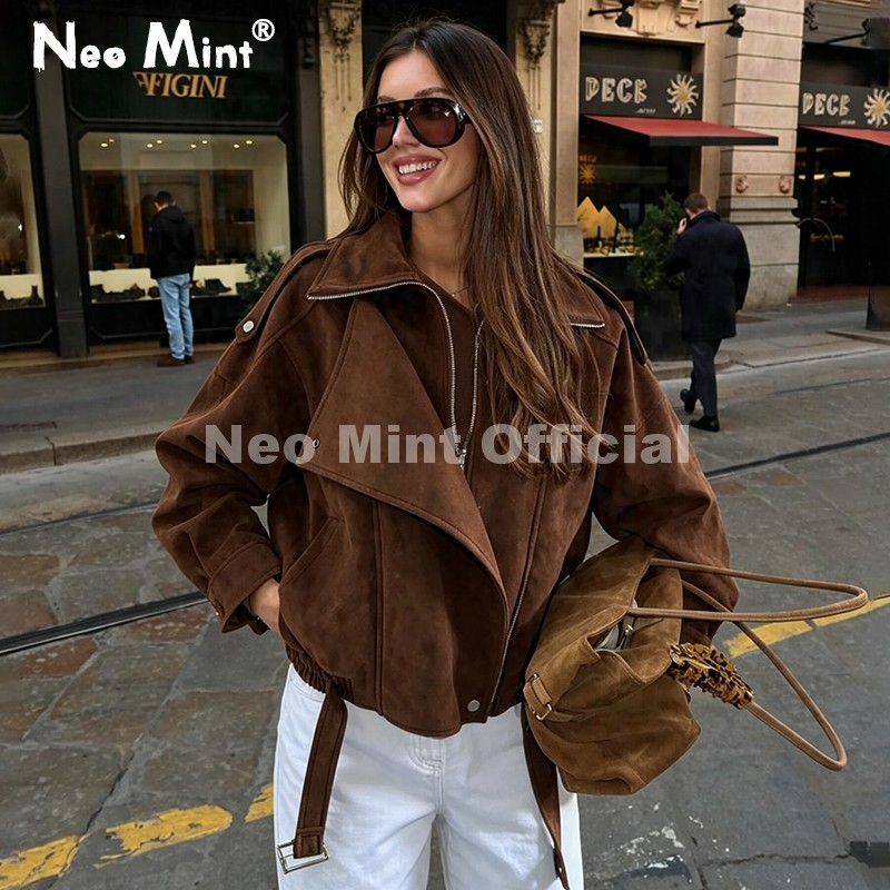 Streetwear Brand Designs - Neo Mint Autumn New Brown Oversized