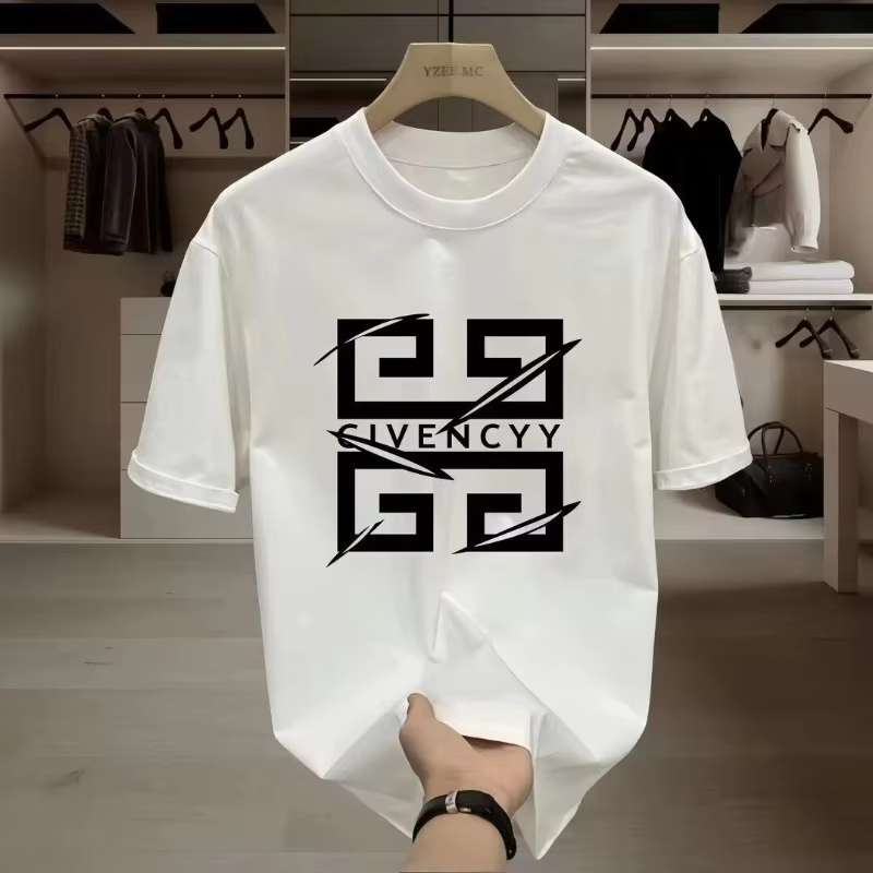 Streetwear Brand Graphic Designer - 2026Men's GIVENCY Brand Logo Print T-Shirt