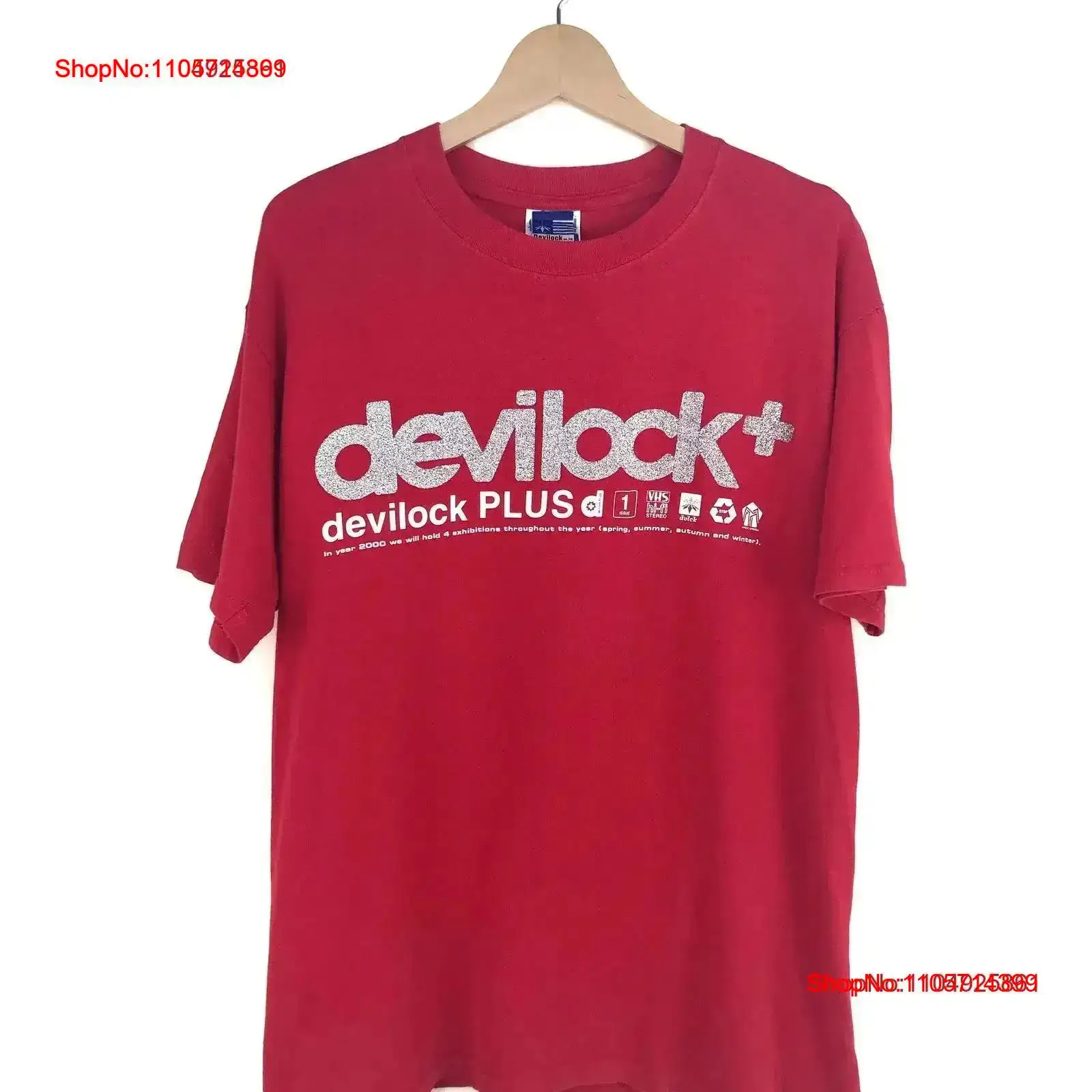 Japanese Brand Streetwear Vintage - Vintage DEVILOCK PLUS T Shirt streetwear
