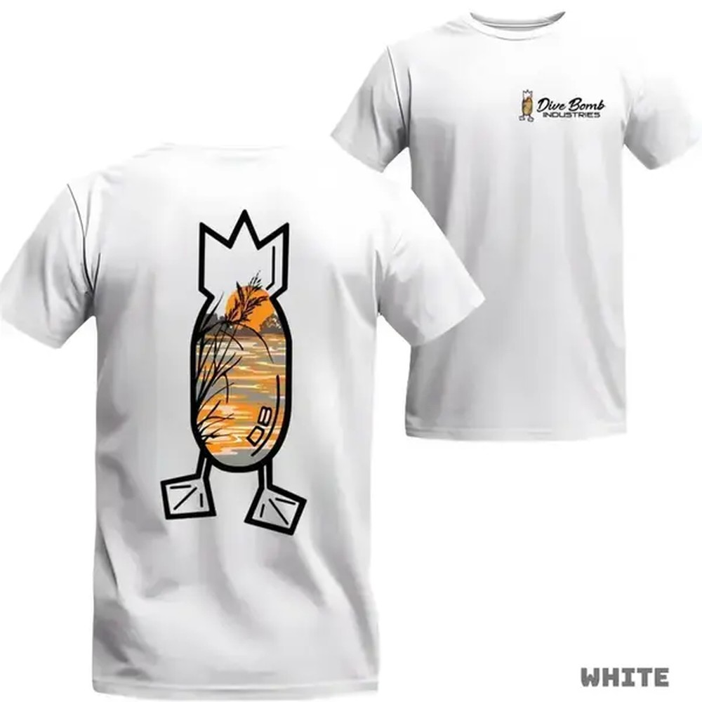 Streetwear Brand With A Logo - T Shirt, Sunset Outdoor Scene Logo