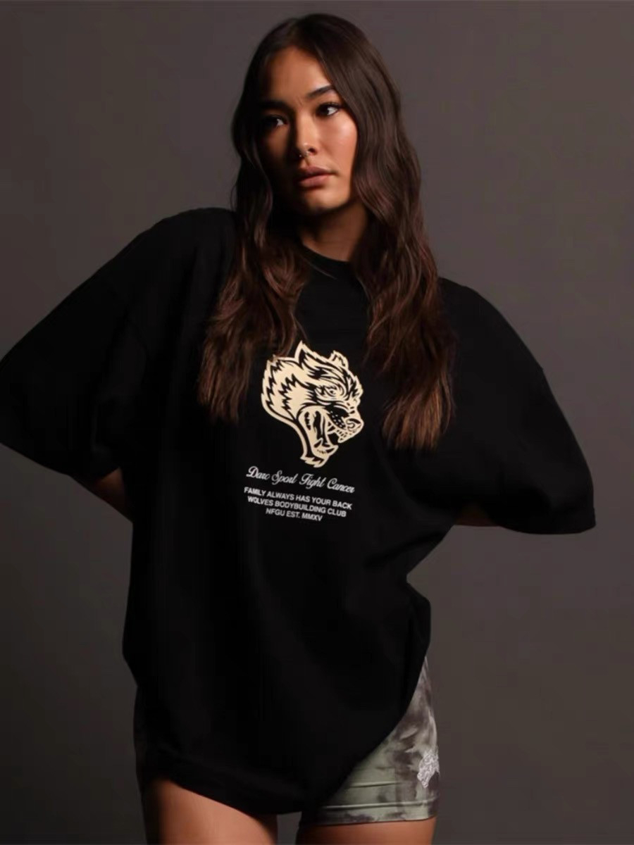 White Classic Wolf Head GYM Fi - Streetwear Gym Brand recension och pris