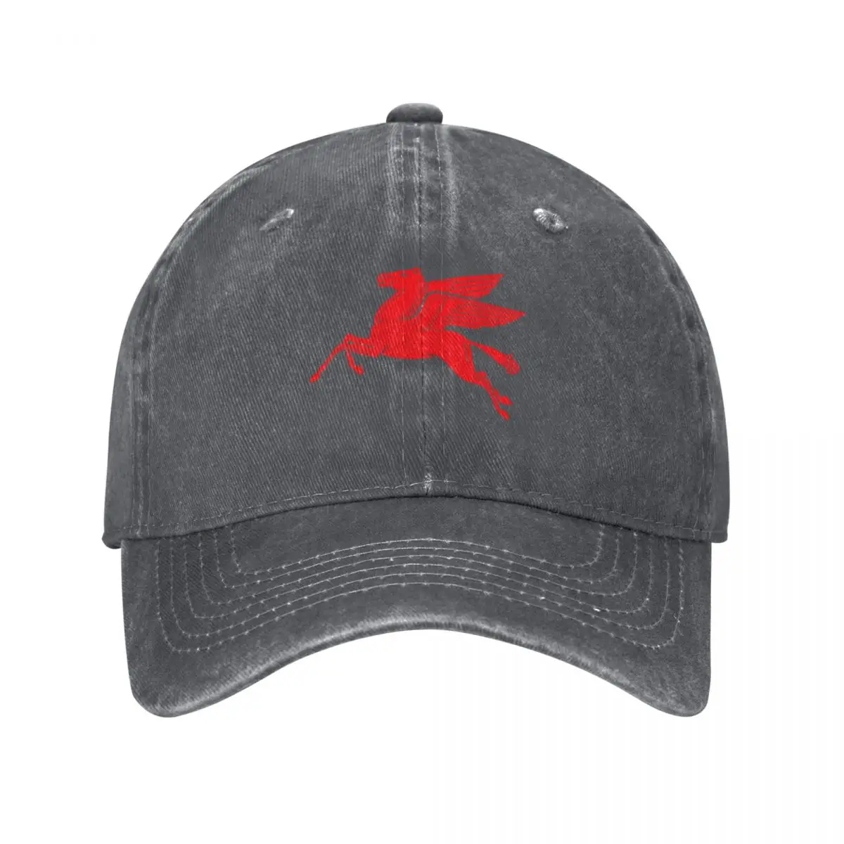 Mobil oil vintage sign logo -  - Streetwear Brand Red Logo recension och pris