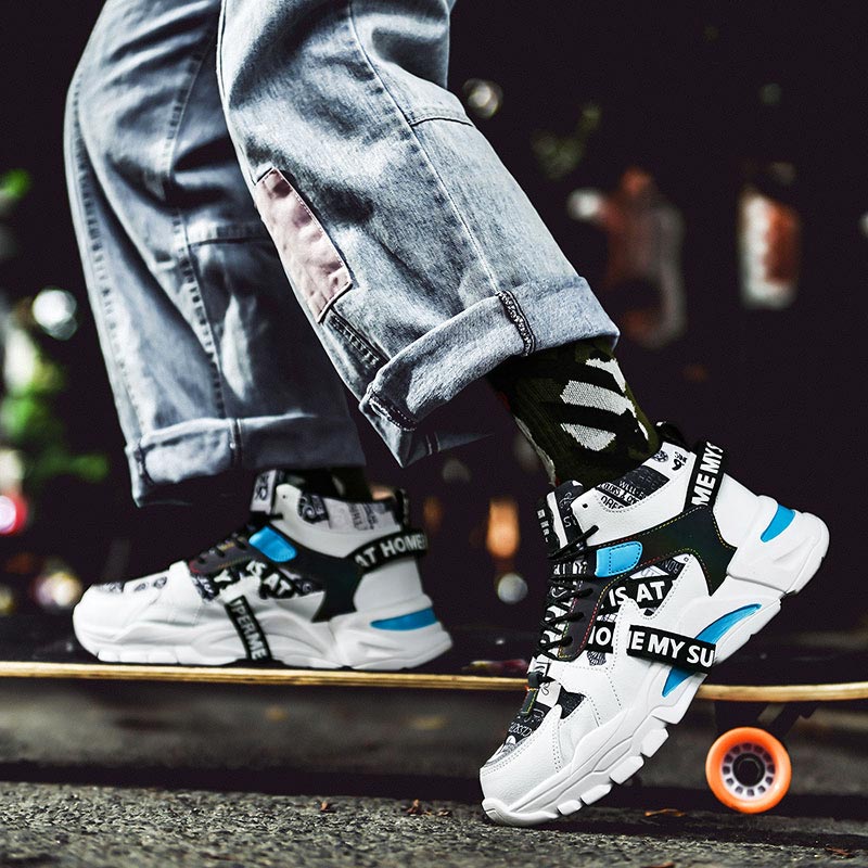 Large Size High Top Chunky Man - Japanese Brand Streetwear Vintage recension och pris