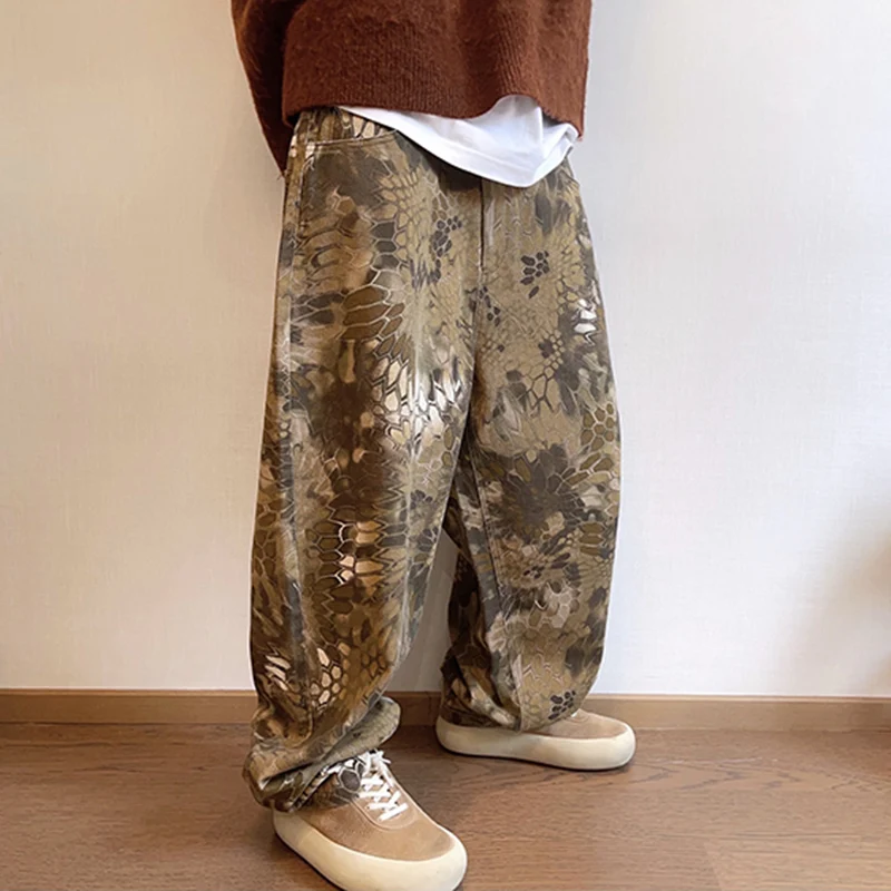 New Men Chic Snake Print Stree - Streetwear Brand Graphic Designer recension och pris