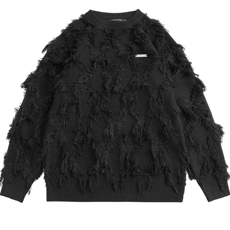 Mens Downy Knit Sweater Street - Japanese Brand Streetwear Vintage recension och pris
