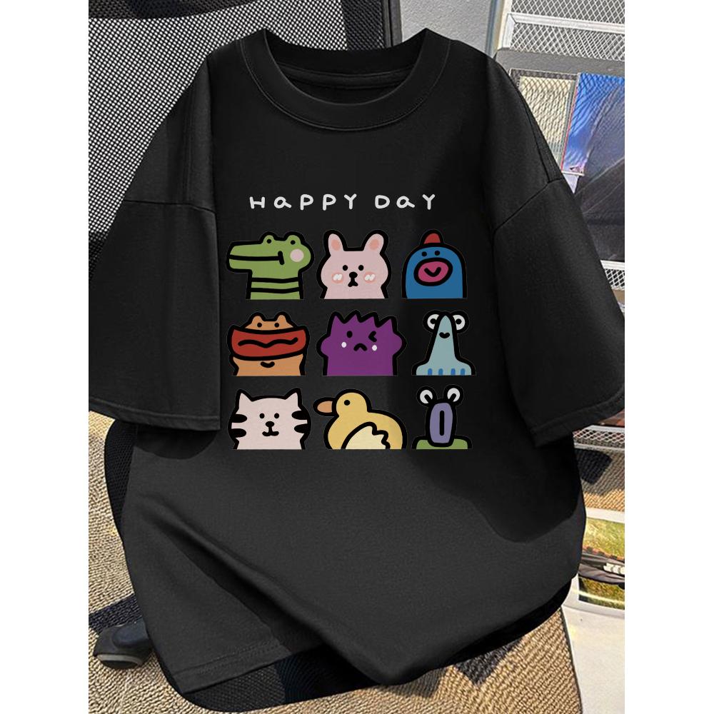 Cotton T-shirt Funny Graphic D - Streetwear Brand Graphic Designer recension och pris