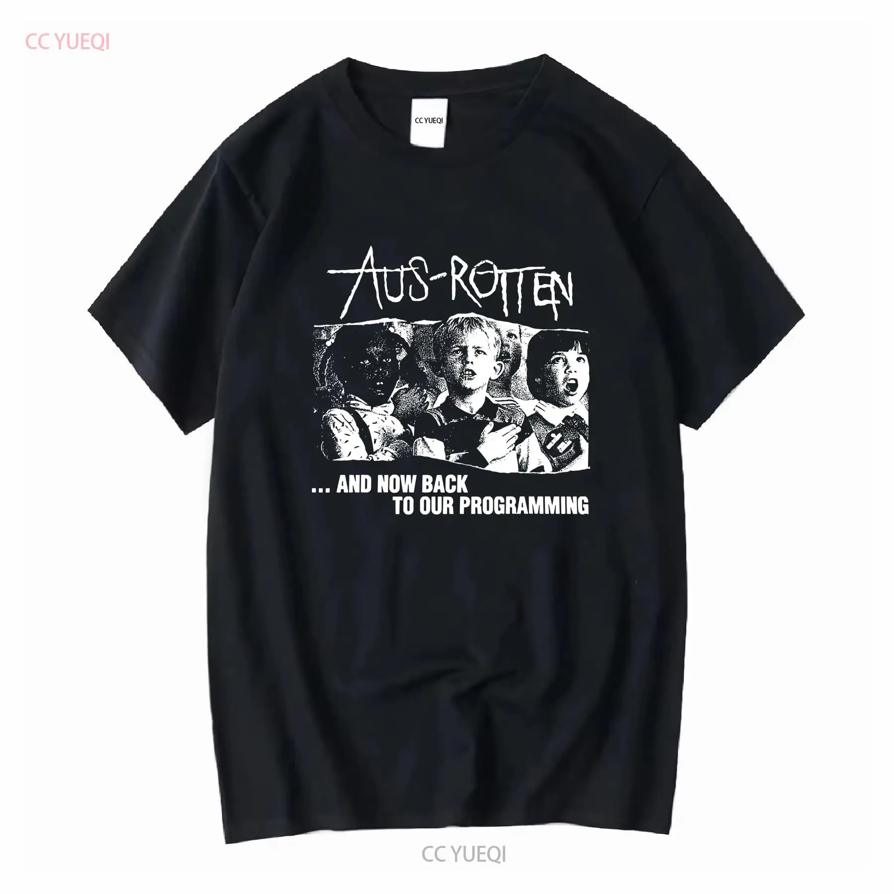 Aus Rotten Crust Band T Shirt  - Streetwear Brand Graphic Designer recension och pris