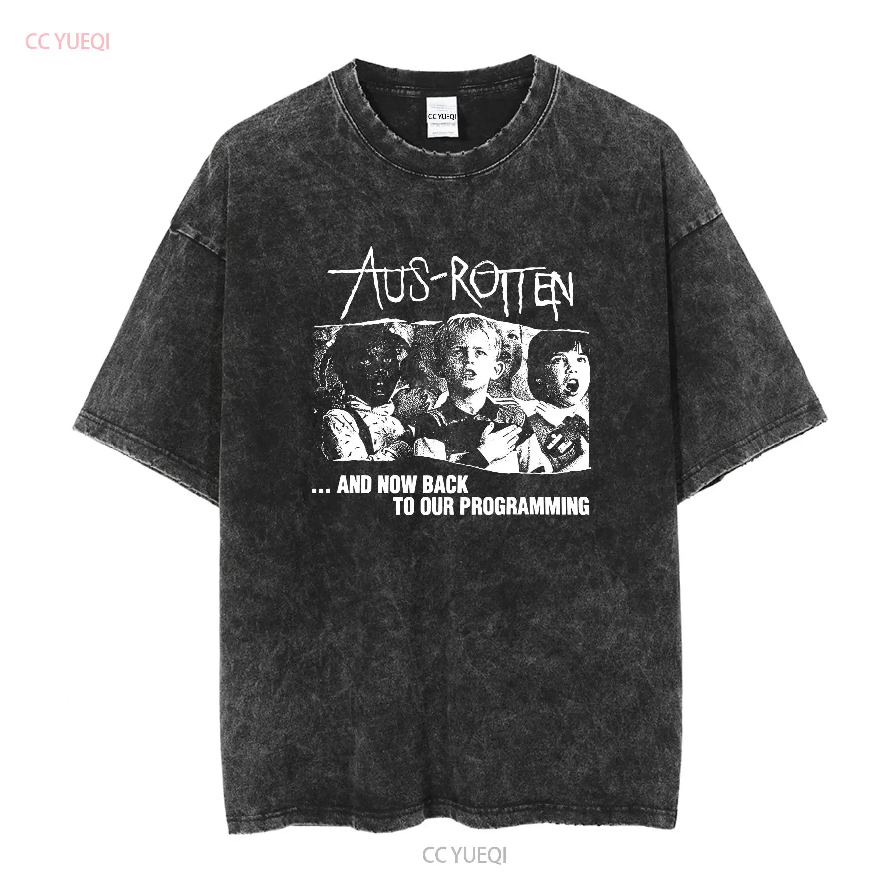 Aus Rotten Crust Band T Shirt  - Streetwear Brand Graphic Designer recension och pris