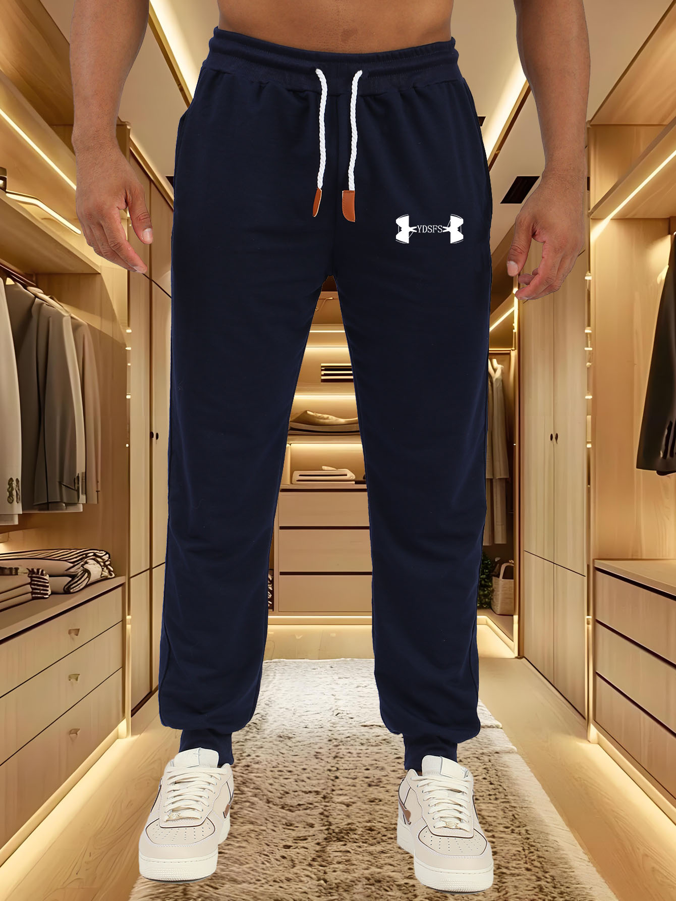 Men Jogger Pants Sport Brand L - Streetwear Brand With A Logo recension och pris