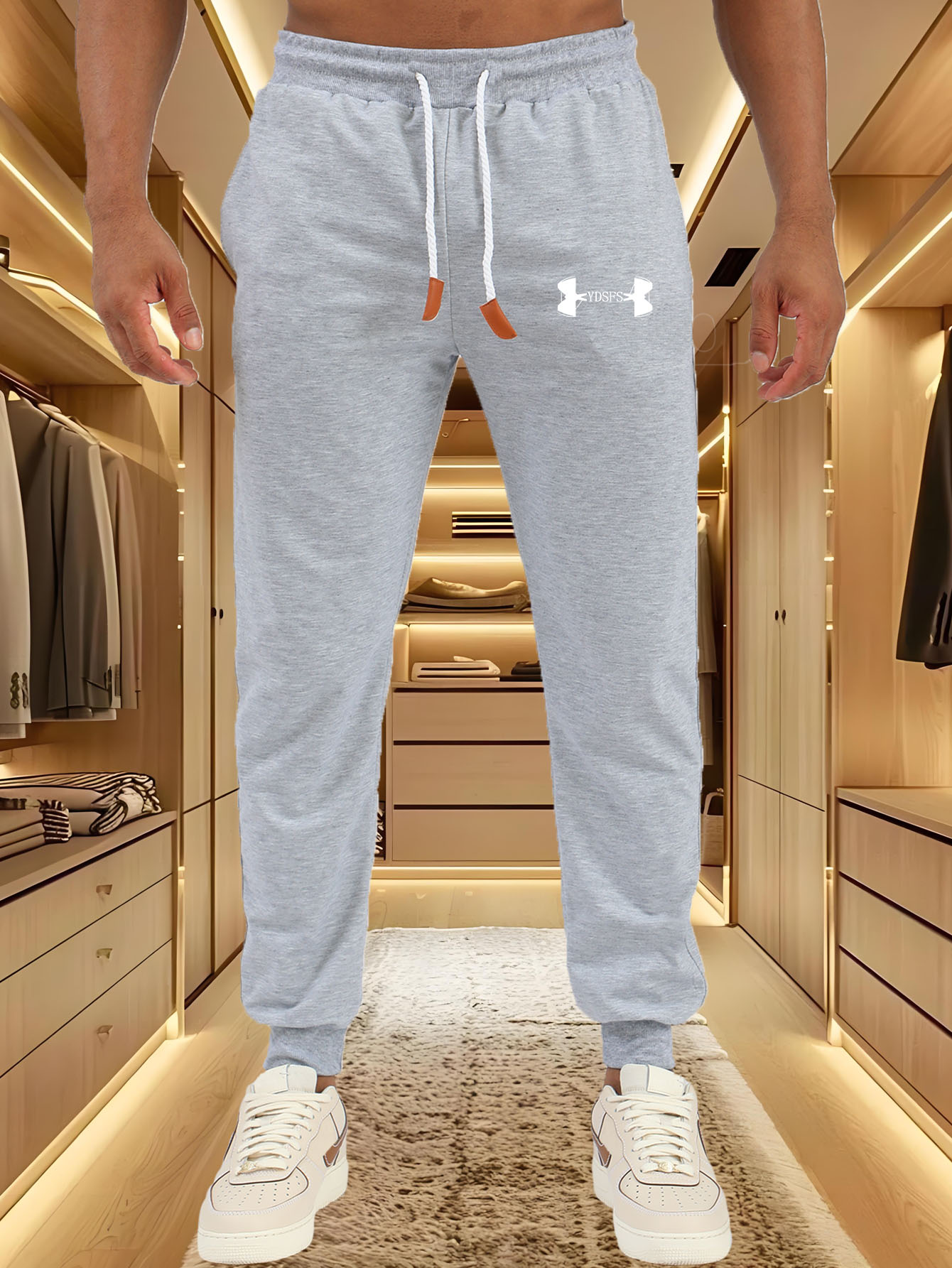Men Jogger Pants Sport Brand L - Streetwear Brand With A Logo recension och pris