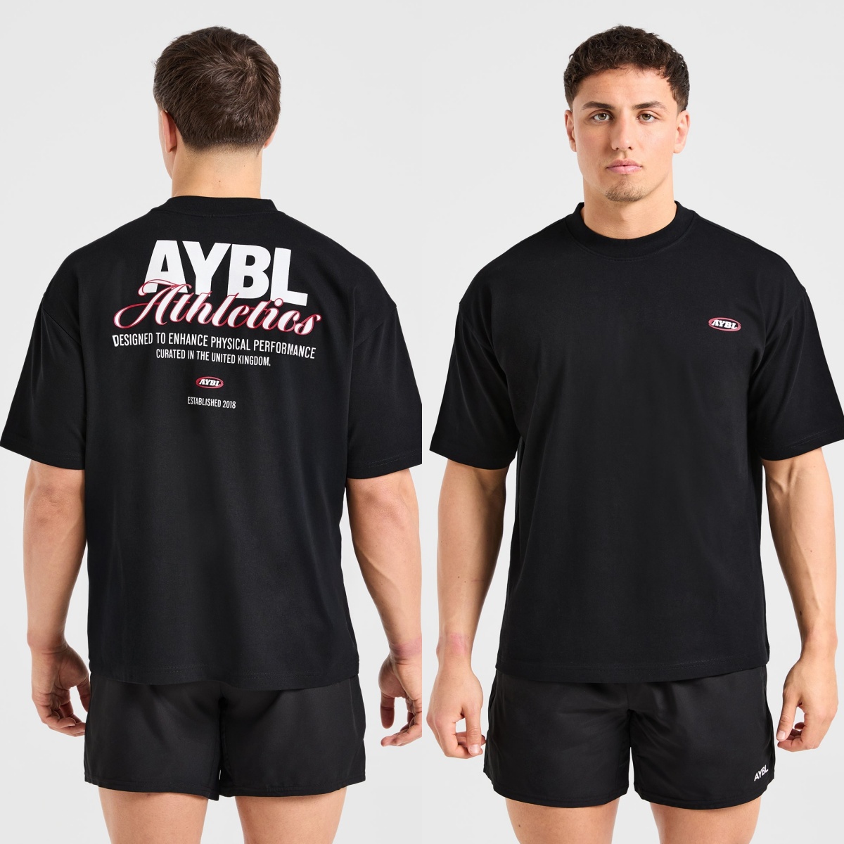 Athletics Script Oversized Fas - Streetwear Gym Brand recension och pris